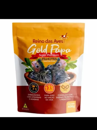 Papinha para calopsita reino das aves