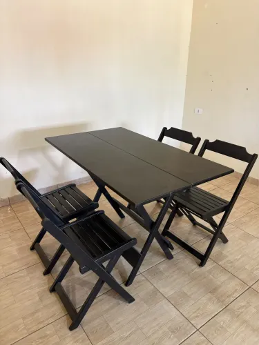 Conjunto de mesa Bar 4 cadeiras