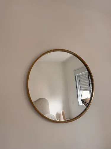 Espelho dourado 90cm