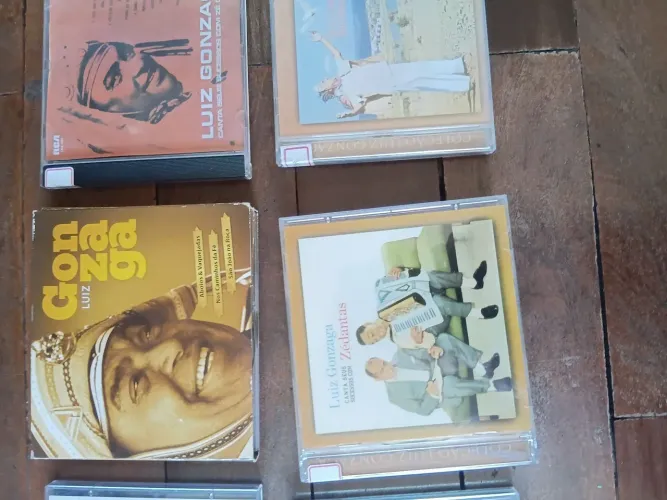 CDs de Luiz Gonzaga e Gonzaguinha