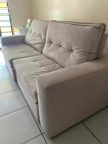 Sofá 4 lugares reclinável e retrátil - Parcelo no cartão
