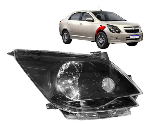 Farol Chevrolet Cobalt 2011 2012 2013 2014 2015 Ld Novo Direito