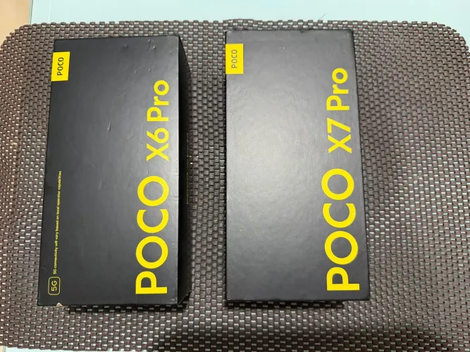 Poco X6 pró e Poço X7 pró