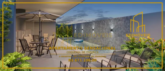 Apartamento contemporâneo em Coqueiral de Itaparica: conforto e praticidade à sua porta!