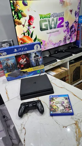 Playstation 4 Slim 1 Tera Completo Com Garantia