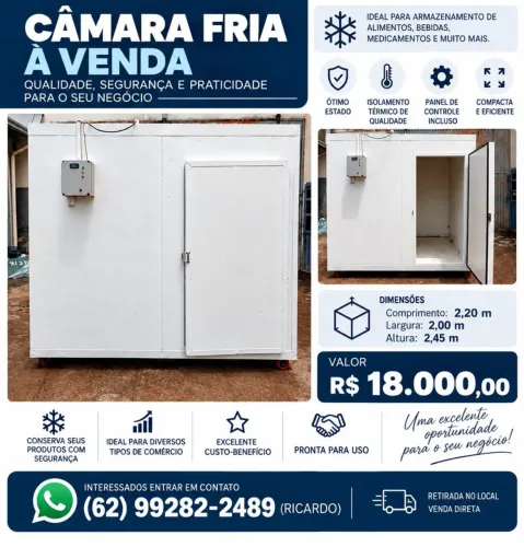 Câmara fria pra congelamento