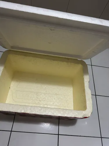 Caixa de isopor termica