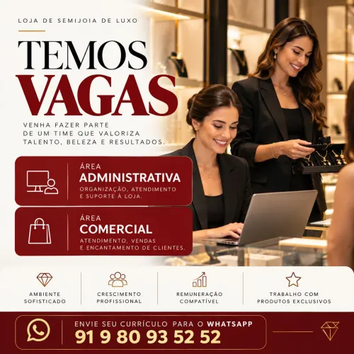 Temos vagas