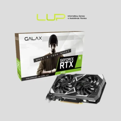 (LOJA FÍSICA) Placa de Video Rtx 3050 6GB Galax