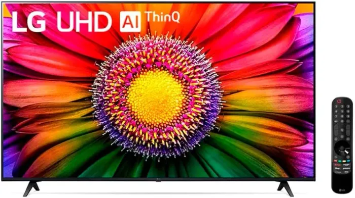 TV LG 55" 4K UHD Smart TV - Estado de Nova c/ Plásticos - Oportunidade