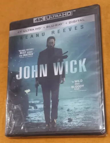 Bluray john wick 4k ultra hd lacrado