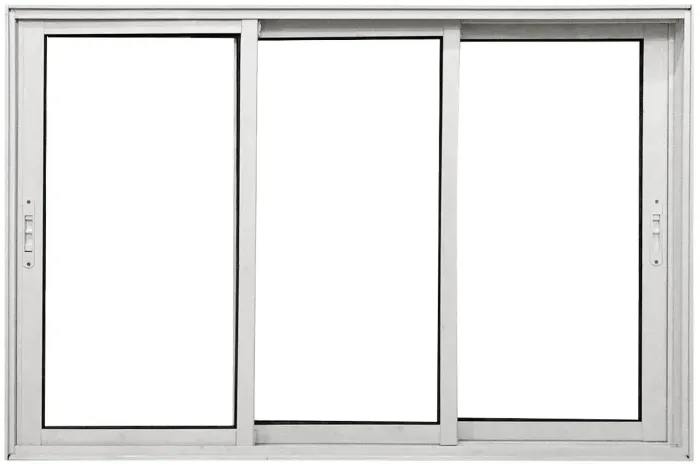 JANELA VITRO 3 FOLHAS MÓVEIS 100X150 ALUMÍNIO BRANCO LINHA 25