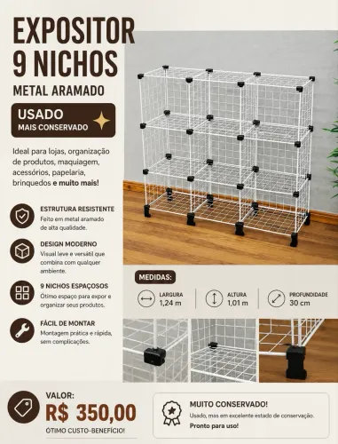 Expositor aramado
