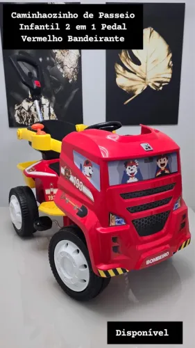 Caminhãozinho infantil 2 em 1 ( Novo )