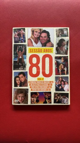 Dvd Sessão Anos 80 Vol 2 Duplo com 4 Cards em Estado de Novo - Obras Primas !