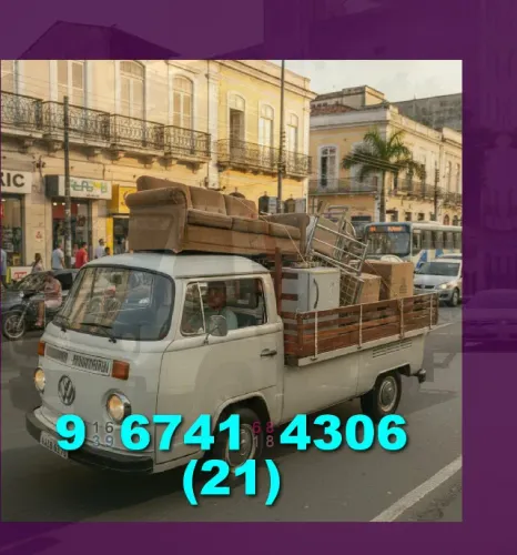 Mudança? Rápida! Frete para diversos bairros e preços imbatíveis!