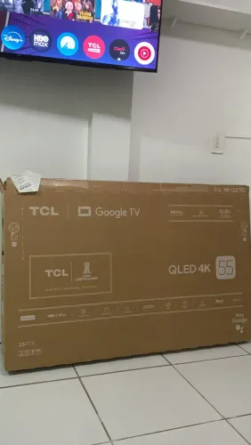 TV NOVA 2026, 55 polegadas TCL 4K QLED, 8 meses de uso!