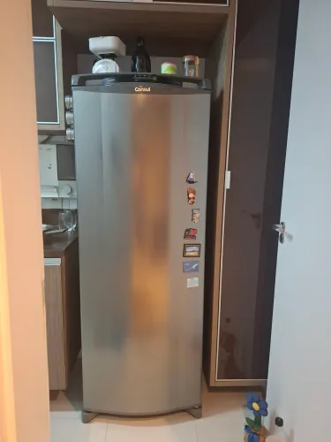 Geladeira Consul Frost Free 342 litros cor Inox