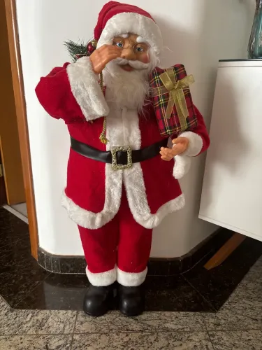 Papai Noel Deocrativo usado 90cm