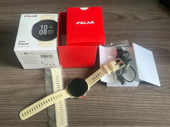 Relógio Polar Pacer, completo na caixa, EXCELENTE estado, 100% funcionando