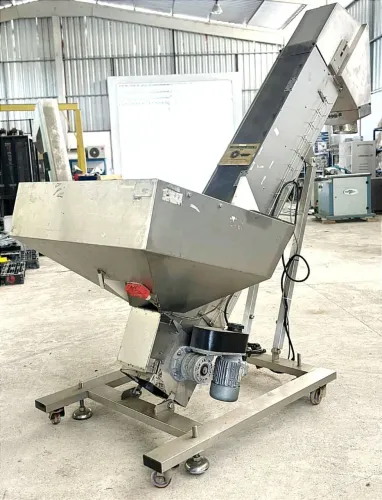 Esteira transportadora em aço inox 2,20m x 20cm 