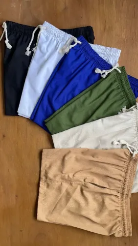 Shorts linho varejo e atacado