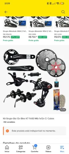 Kit de relação, bike
