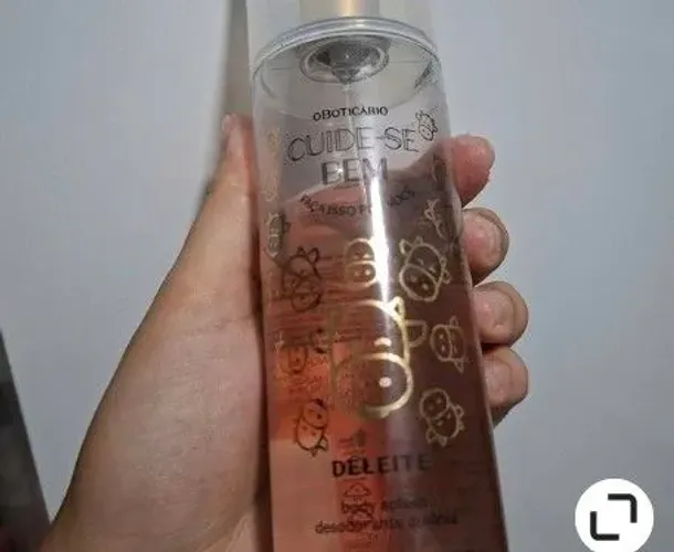 Body Splash Deleite Cuide-se Bem O Boticário (200ml)