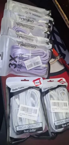 Cabo USB C 60W 3 Metros Pacote com 2 Cabos
