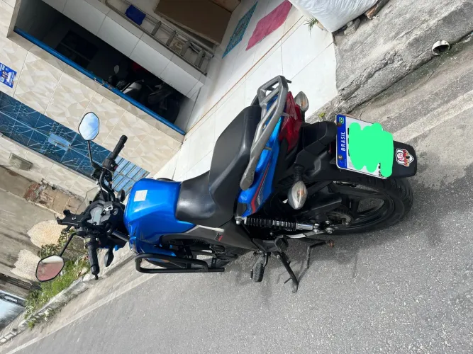 Moto DK azul 150 de procedência única dona.