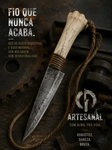 Facas artesanais para colecionar e usar a vontade.