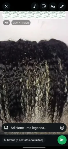 Vendo cabelo humano três telas