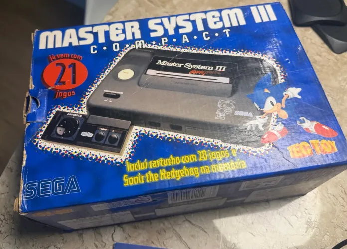 Master System 3 Tectoy - Muito Novo, com Caixa e Manual