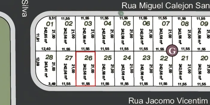 Terreno à Venda no Residencial Parra I
