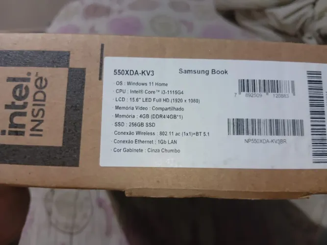 Notebook Samsung book
