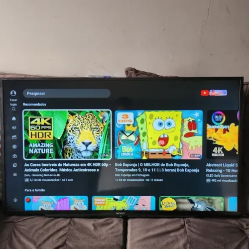 TV SMART SONY 50" 4k - Imagem Cinema Ultra HD - Entrego Hoje