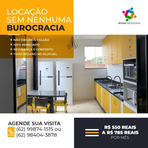 Aluguel de kitnets com e sem suíte, incluso agua e luz, aceitamos pets