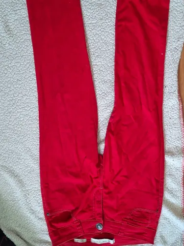 calça vermelha hering 38