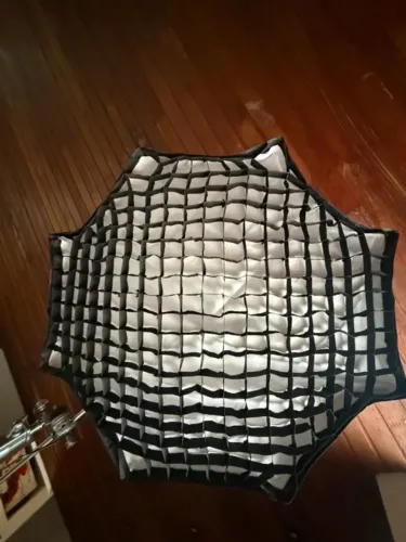 Softbox Octagonal 120cm Profissional Sombrinha, Difusor e Colmeia Fotografia