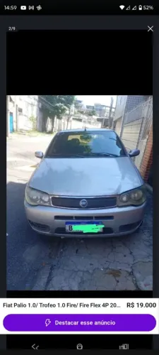 Fiat Palio 1.0/ Trofeo 1.0 Fire/ Fire Flex 2P 2008