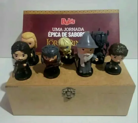 Coleção Completa Miniaturas Senhor dos Anéis (Lord of Rings) Bobs Edição Colecionador