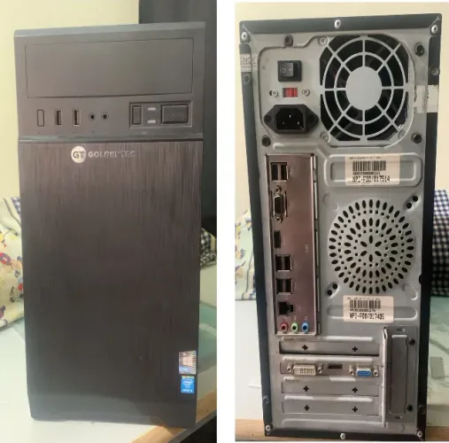 CPU - TODA montada recentemente c/ peças originais + 2 Modulo isolador