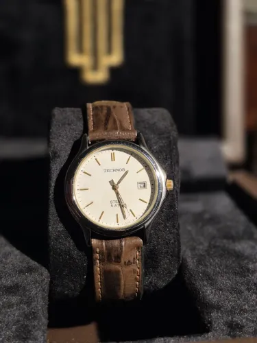 TECHNOS | 1M12.GP | DATE | CLASSIC WATCH | NEO-VINTAGE | 90's<br>