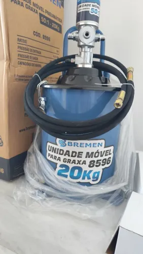 (Nova) Bomba Propulsora Pneumática Para Graxa 20Kg Bremen 8596