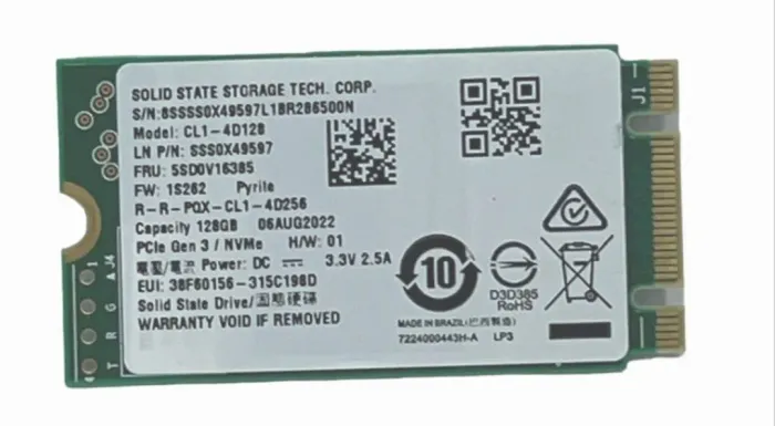 SSD M.2 NVME 128GB - 2242