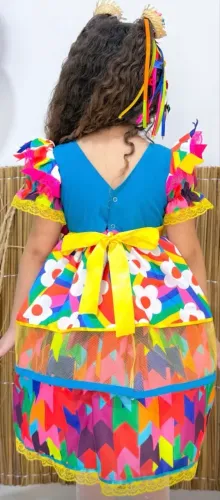 Vestido Infantil Festa Junina