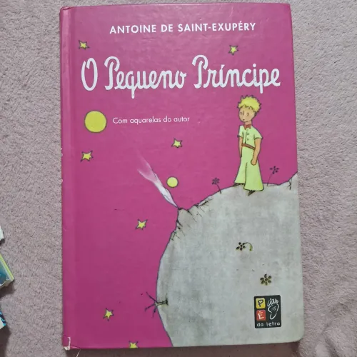 Pequeno príncipe capa dura na cor rosa