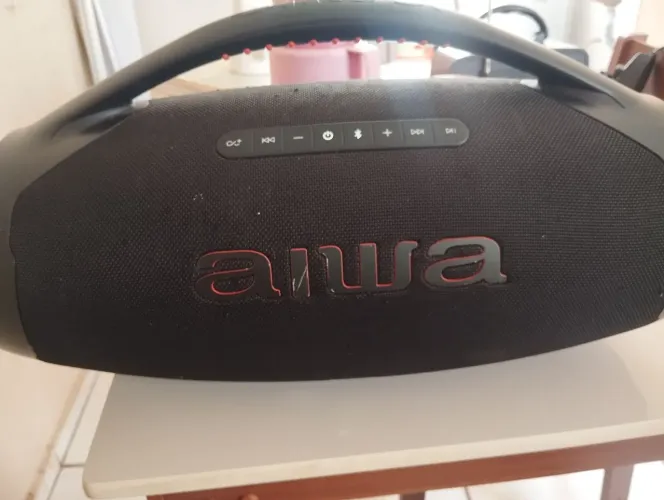 Caixa de som bombox Aiwa