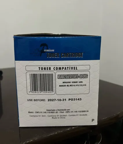Toner impressora Lexmark MS/MX 310/ 410/ 510/ 610