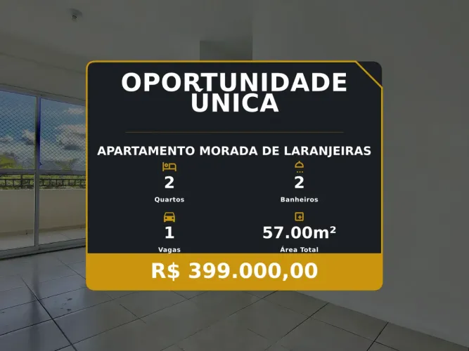 Linda suíte e varanda em apartamento no coração de Morada de Laranjeiras!